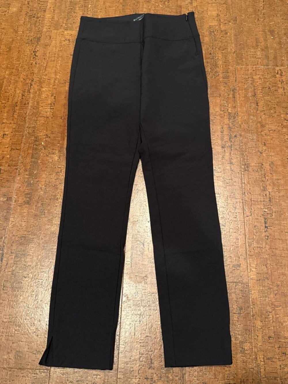 Athleta Women’s 4 Wander Slim Ankle Pants Black Smooth Trek Tech